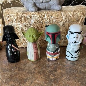 Vintage Star Wars Bath Buddie Set Of Four